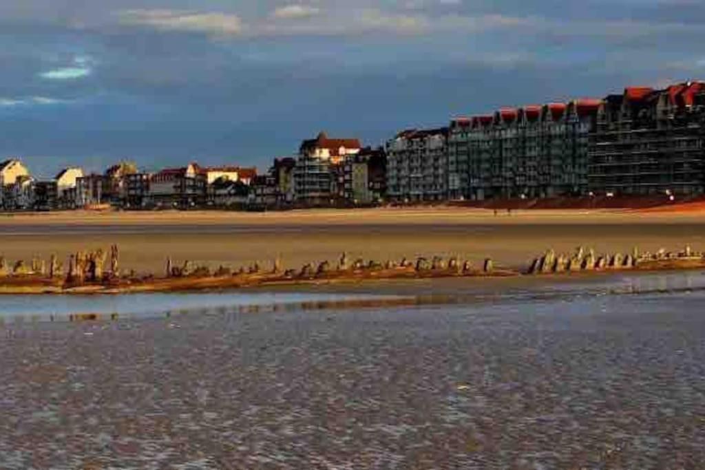 Face A La Mer, Appartement Rdc Bray Dunes 外观 照片